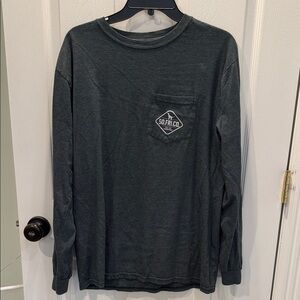 Southern Fried Cotton Charcoal Long Sleeve Tee like new